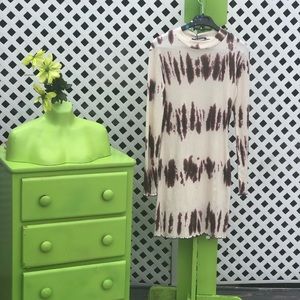 Knee length Zaire Tie Die Dress
